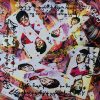 detail van The Beatles mixed media kunstwerk van CristyLeonard